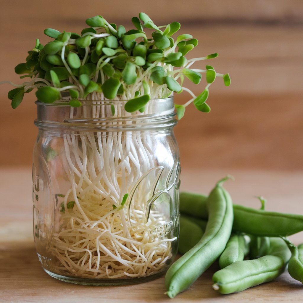 Grow Green Bean Sprouts at Home – Boost Your Nutrition with Every Crunch!