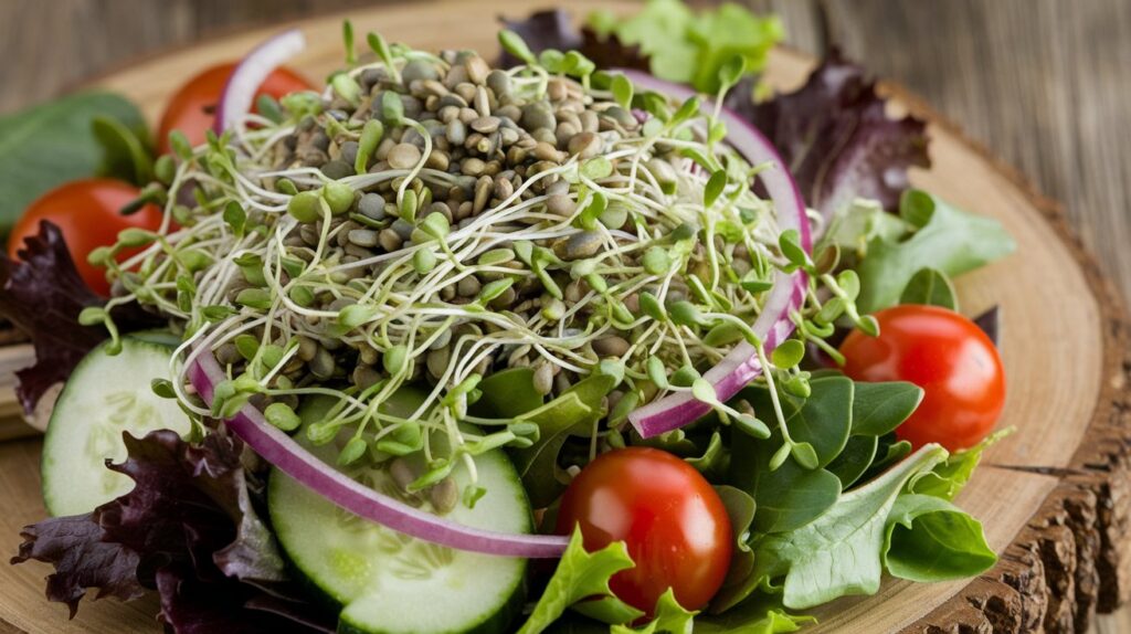 Lentil Seed Sprouts