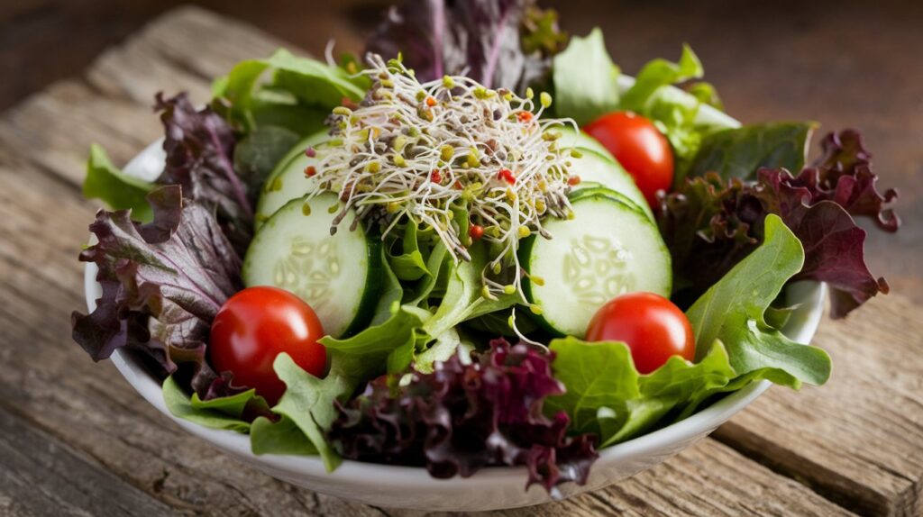 Chia Sprouts Salad Bowl