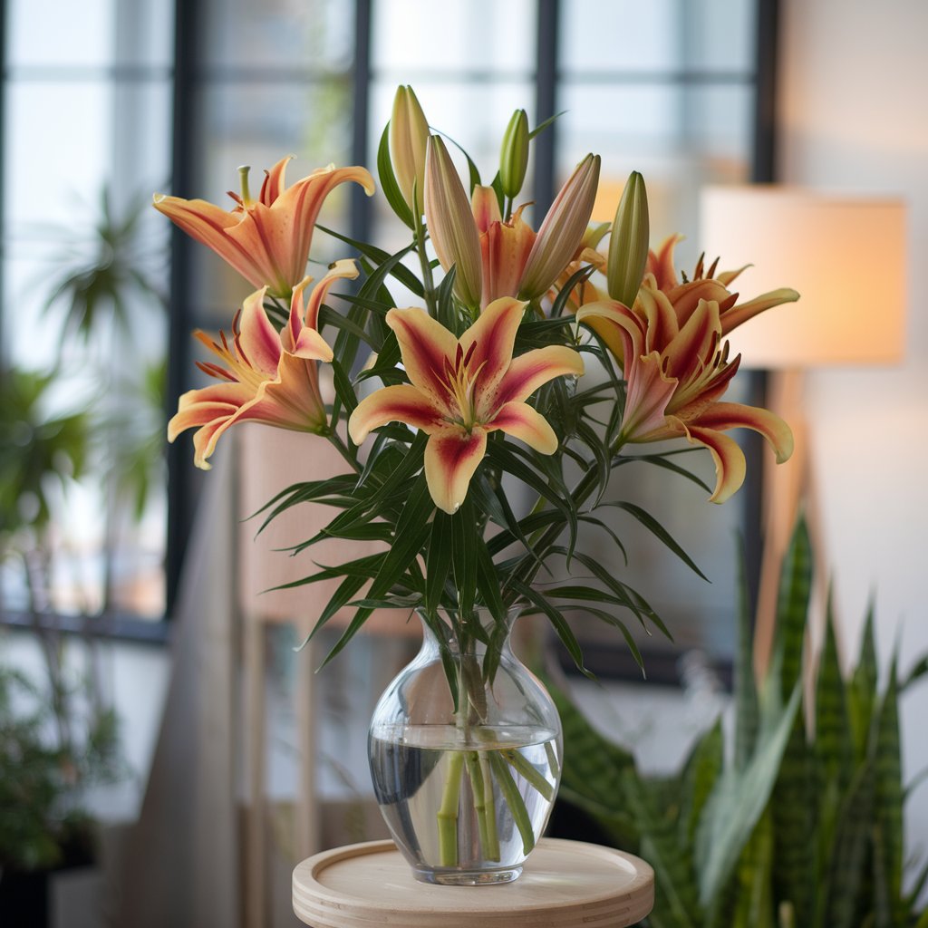 bouquet of lilies