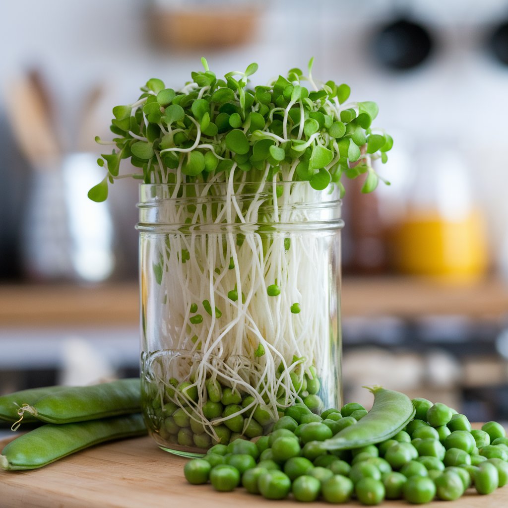 pea sprouts