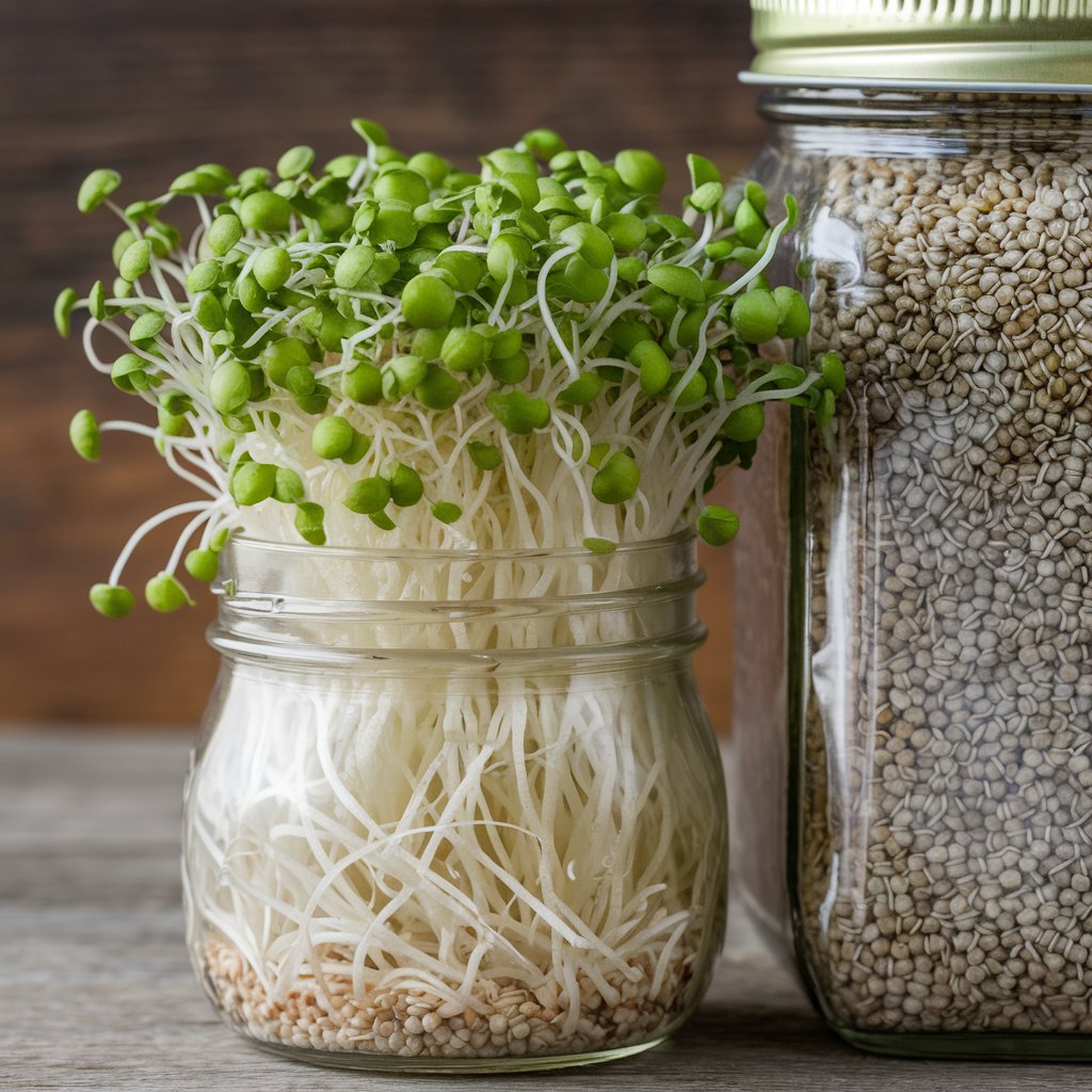 sprouted quinoa